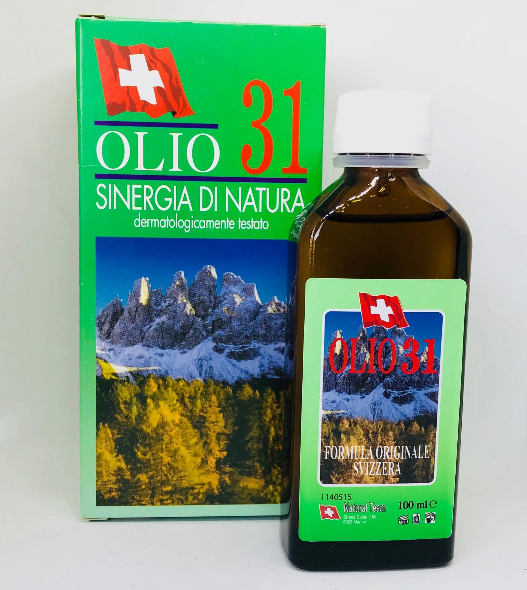 Olio 31 - antica formula - Natural Team Sagl - Prodotti Naturali